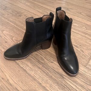 Madewell Black Ankle Boots